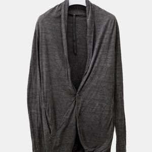 Attachment Kazuyuki Kumagai Grey Stole Cardigan